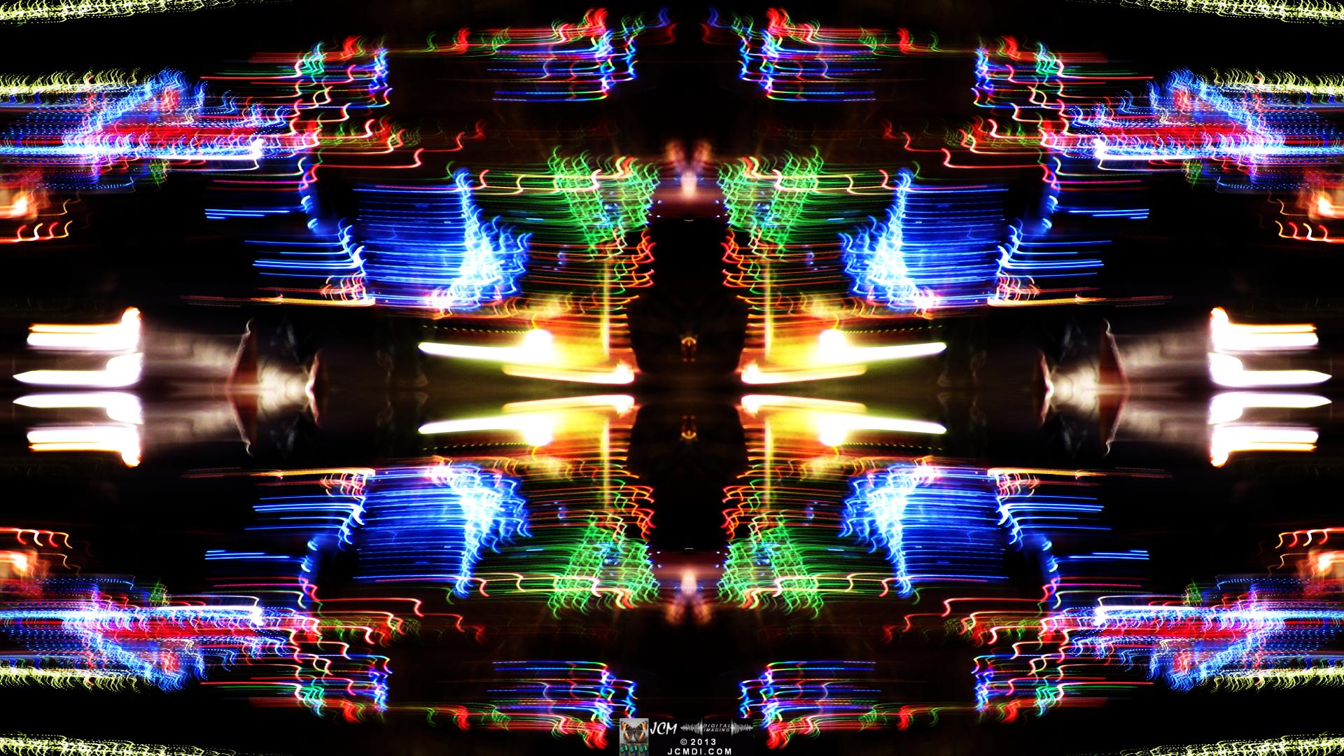 Wakefield Holiday Lightshow 2013 Quadroscopic long exposure artwork